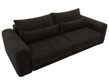 Диван прямой Лига-056 НПБ, велюр BRUT