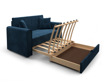 Диван прямой выкатной Санта (Велюр)