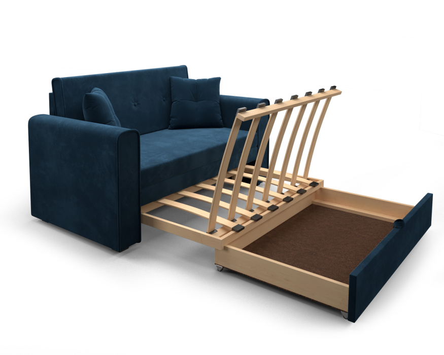 Диваны выкатные, Диван прямой выкатной Санта (Велюр)