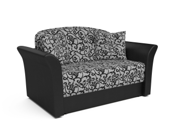 Диван прямой выкатной Малютка №2 (Рогожка + Экокожа)