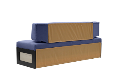 Прямой кухонный диван Парус 174 Дуб крафт белый