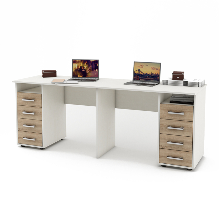 Прямые, Письменный стол Остин 18 для двоих