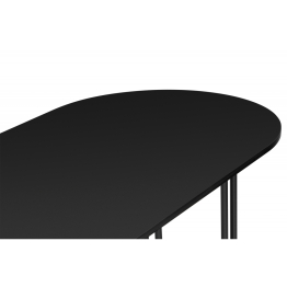 Стол Хьюго О 180 х 90 ( черные ноги)