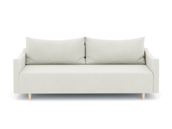 Диван-кровать еврокнижка Смайл с подлокотниками, велюр