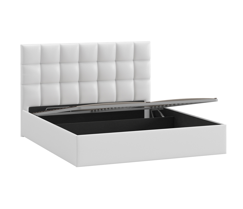 Кровати с мягким изголовьем, Эмбер кровать с подъемным механизмом (экокожа)