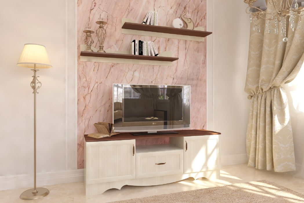 Стенки для гостиной, Гостиная Латте компл.8