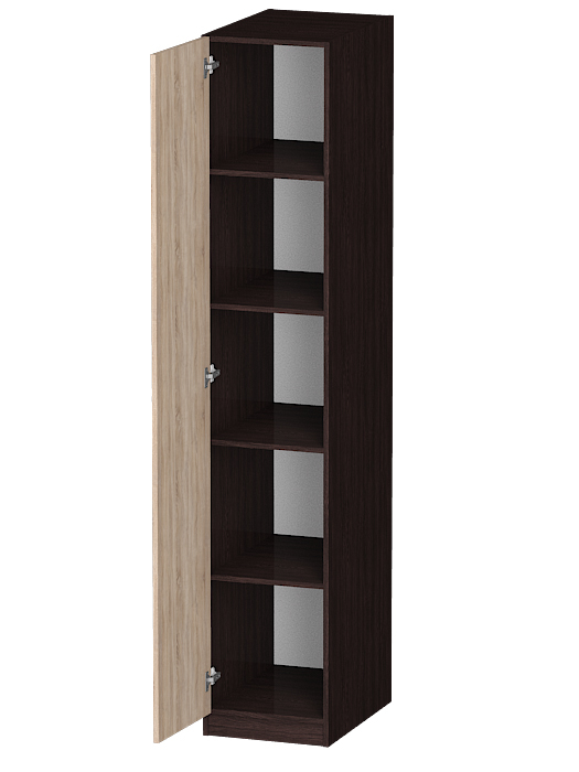 Для одежды, Распашной шкаф Лайф с полками 40*60*215 Венге