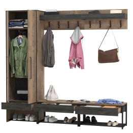 Прихожая Трувор № 211 с вешалкой с крючками