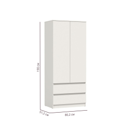 Шкаф для одежды Берген 82.03 (2х дв.)