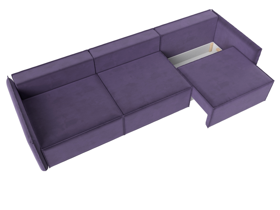 Диваны еврокнижки, Прямой диван Либерти лонг, велюр