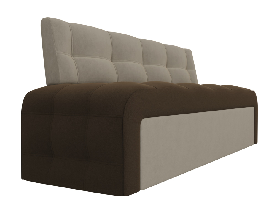 Диваны прямые кухонные, Кухонный прямой диван Люксор, микровельвет