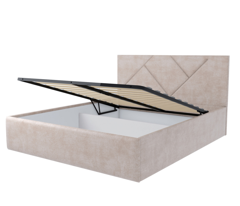 Мягкая кровать, Кровать Лима 1,4, Велюр