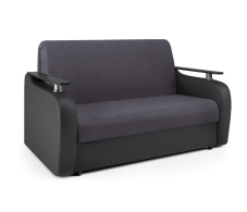 Диваны с ящиком для белья, Диван-кровать Гранд Д 100, рогожка/ экокожа