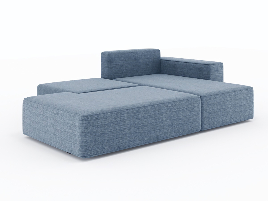 Диваны угловые в гостиную, Диван-кровать угловой Кензо еврокнижка, рогожка Люкс