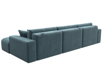 Диван угловой Лига-036 Классик Лонг правый угол, велюр