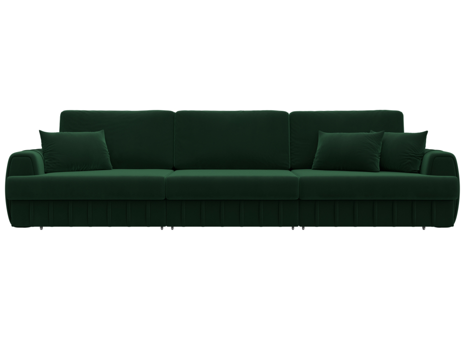 Диваны еврокнижки, Диван прямой Лига-057 НПБ Лонг, велюр SEVEN