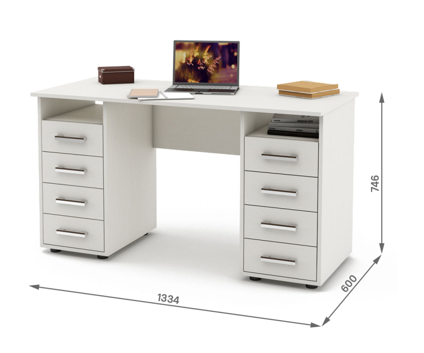 Прямые, Письменный стол Остин-6