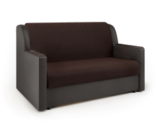 Диваны с ящиком для белья, Диван-кровать Аккорд Д 160, рогожка/экокожа