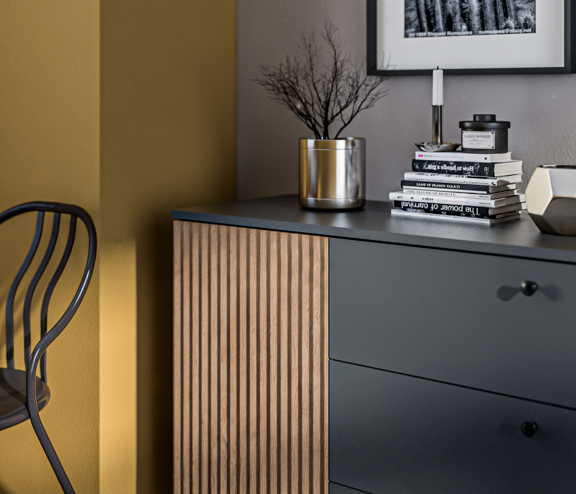 Комоды, Комод Тренд СБ-3443 3 ящика, 2 двери