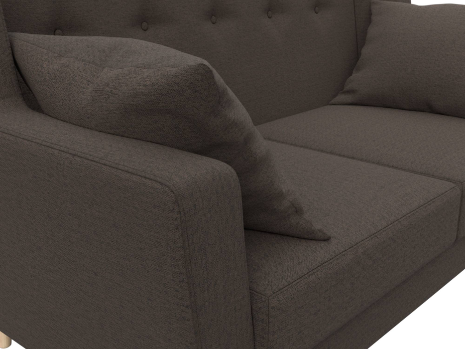 Диваны прямые кухонные, Диван кухонный прямой Брайтон 2, рогожка Амур