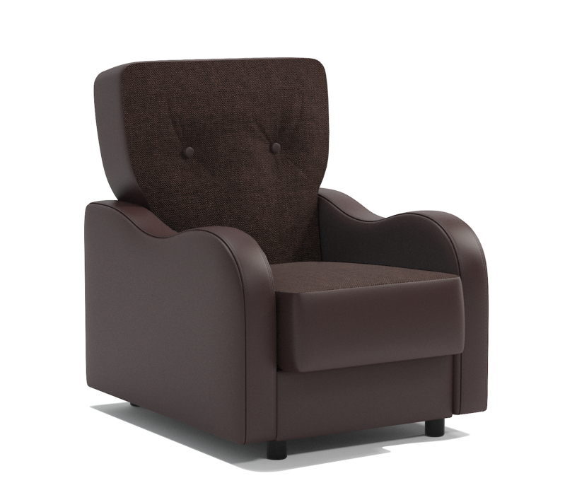 Кресло для отдыха, Кресло для отдыха Классика В, экокожа/ткань