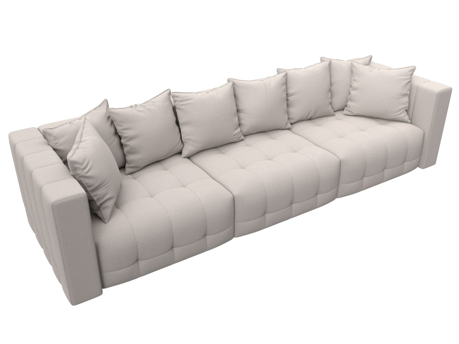 Дизайнерские диваны для гостиной, Диван прямой Лига-052 НПБ Лонг, замша JOLY