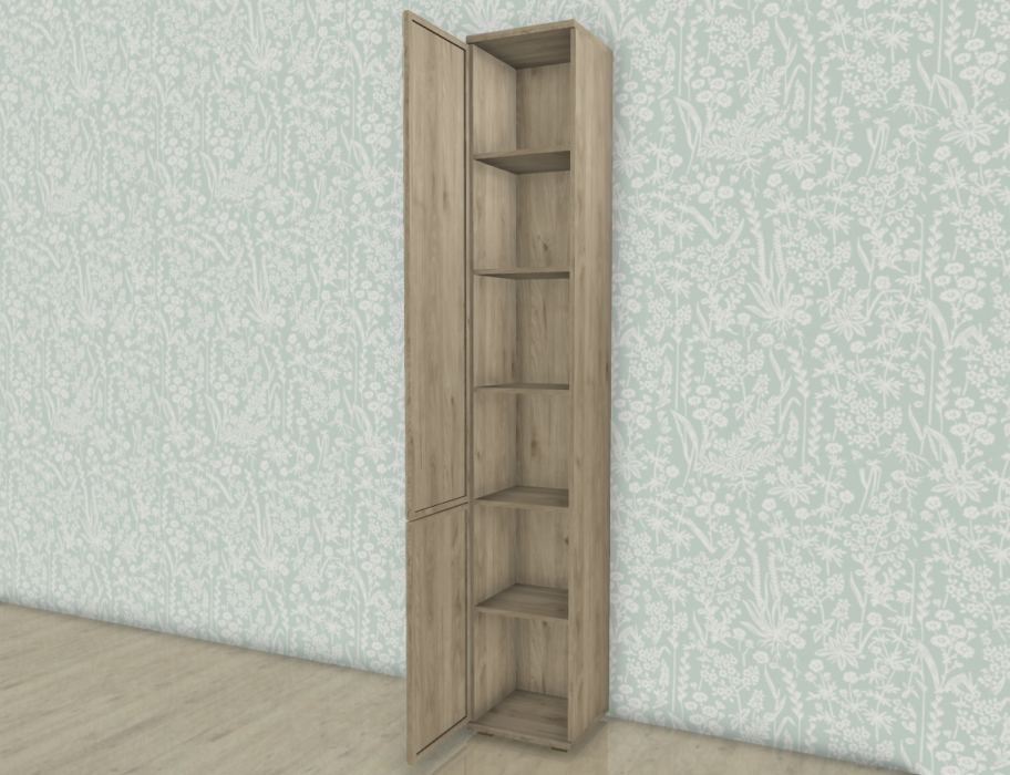 Шкафы одностворчатые, Модульная система Карина Шкаф ШК-1042