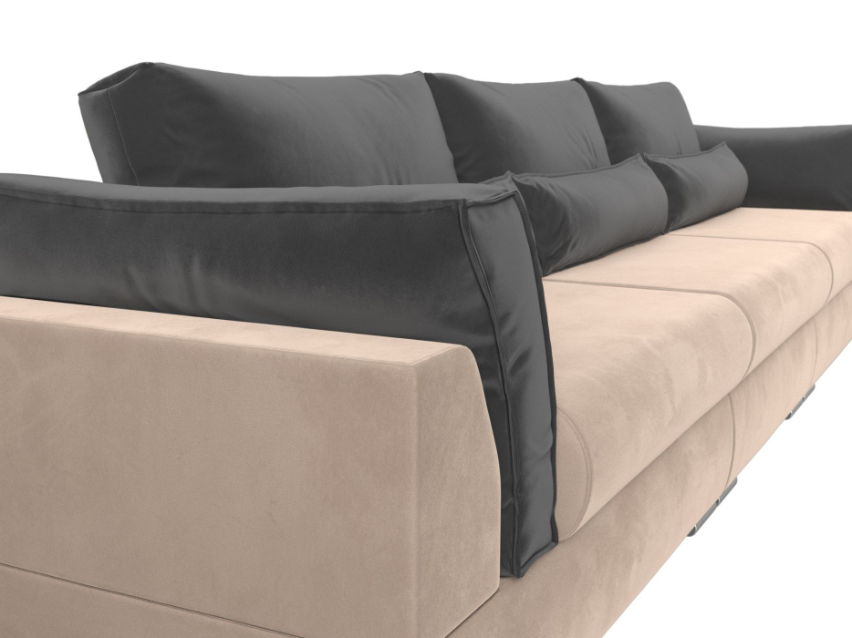 Диваны прямые кухонные, Прямой диван Пекин Long, велюр