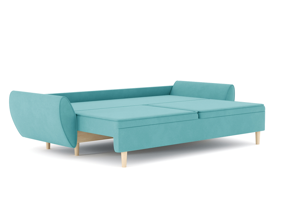 Диваны еврокнижки, Диван-кровать еврокнижка-пантограф, Кёртис, велюр