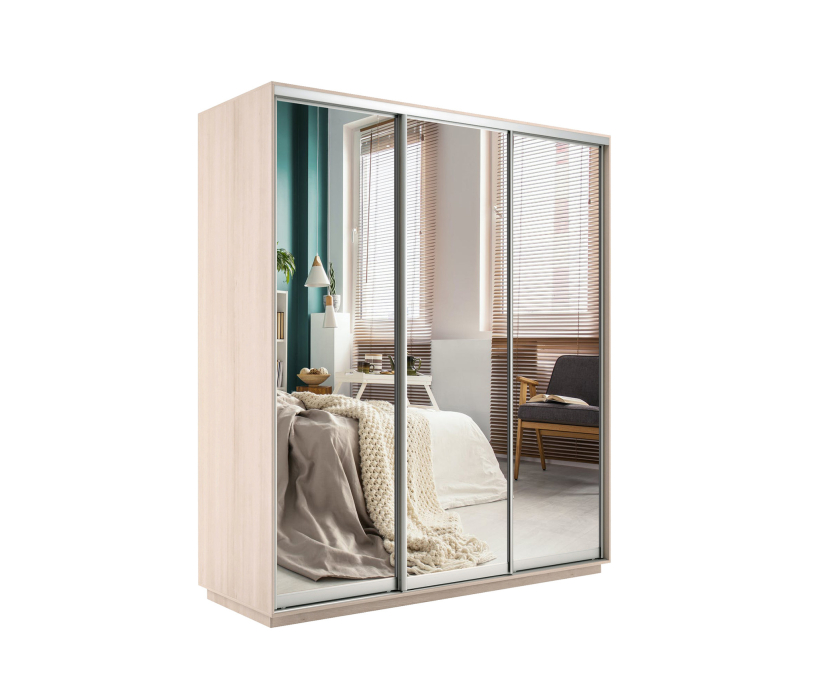 Шкафы-купе, Шкаф-купе Экспресс Экспенс трио 2400 x 2400 x 600