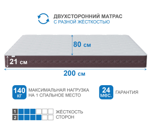 Столлайн / Матрас Корсика-Олимпик 800х2000