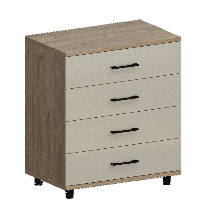 Комоды, Модульная система Грейс Комод КМ-5032  Гикори Джексон Светлый