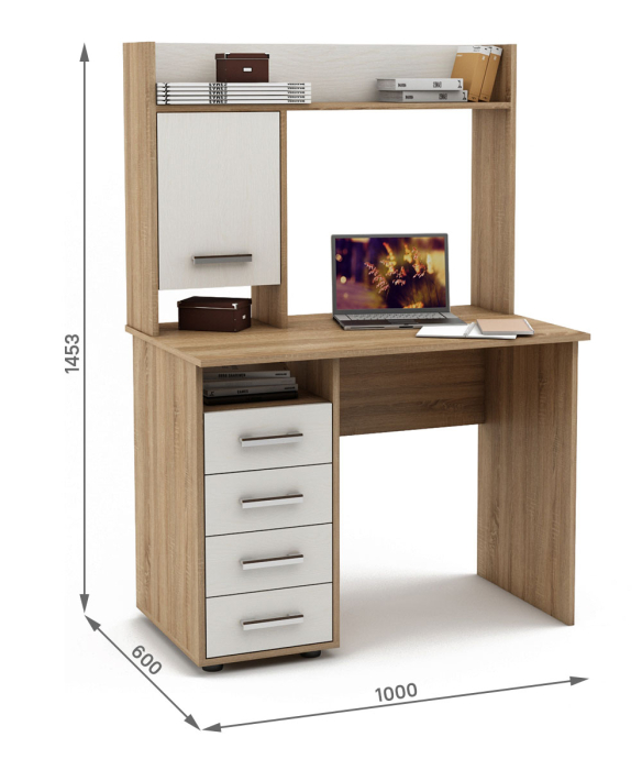 Прямые, Письменный стол Остин-12