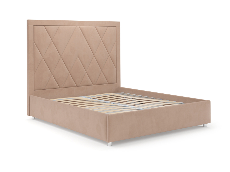 Мягкая кровать, Кровать Треви 160 см (Велюр)