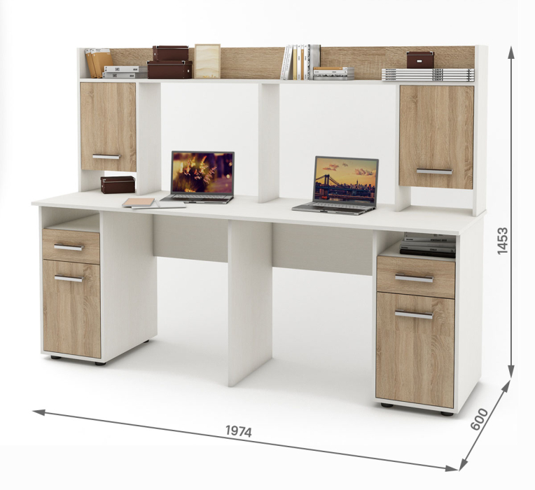 Прямые, Письменный стол Остин-19