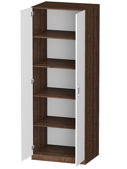 В спальню, Распашной шкаф Лайф с полками 80*60*215 Дуб экспрессив