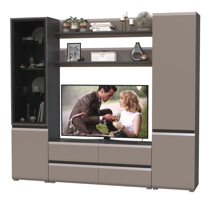 Стенки для гостиной, Модульная стенка в гостиную Сидней № 69