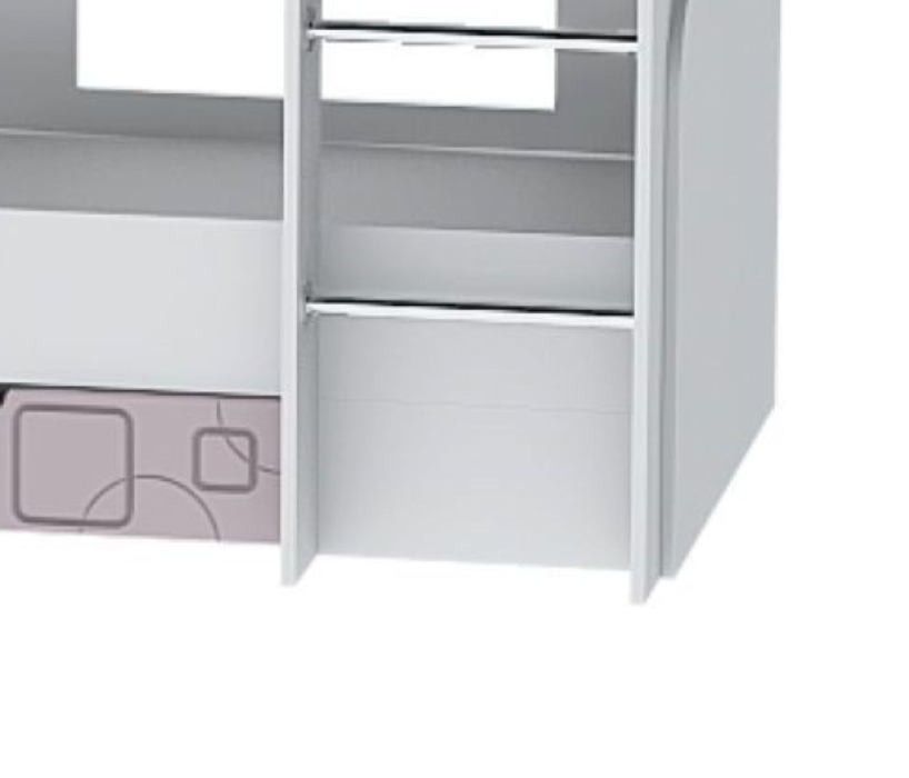 Детские кровати, Кровать 5 МДФ Бриз Квадрат