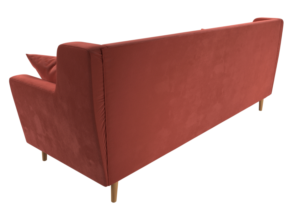 Диваны прямые кухонные, Прямой диван Брайтон 3, микровельвет