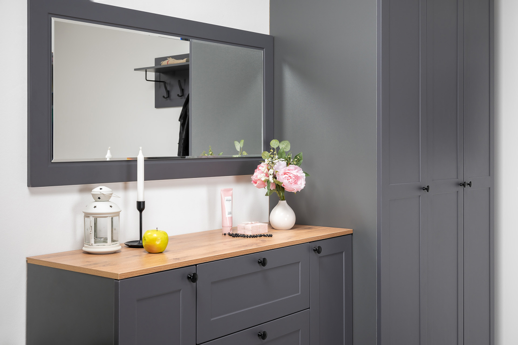 Прихожие, Большой комод с зеркалом Остин