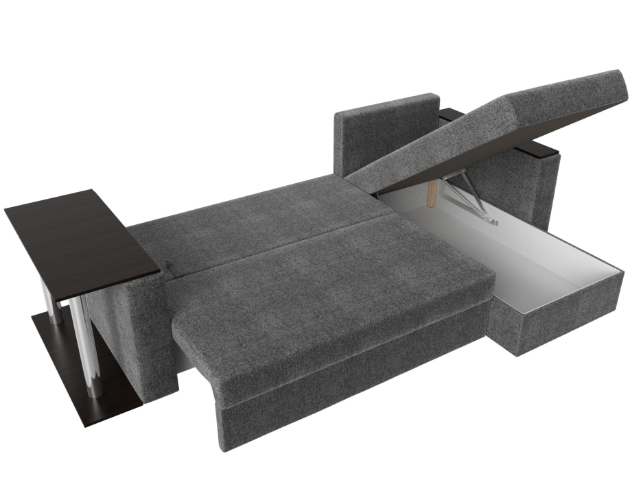 Диваны угловые в гостиную, Угловой диван Атланта правый угол, рогожка Амур