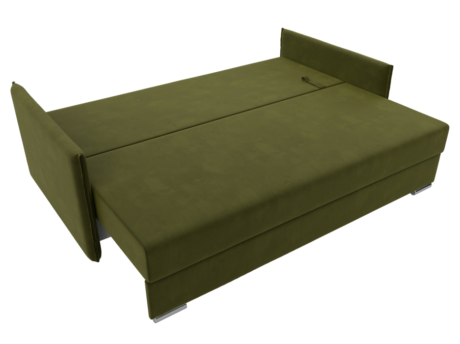 Диваны выкатные, Прямой диван Сайгон, микровельвет