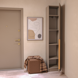 Прихожая Голд Бостон(вешалка В1 с пеналом П 40)