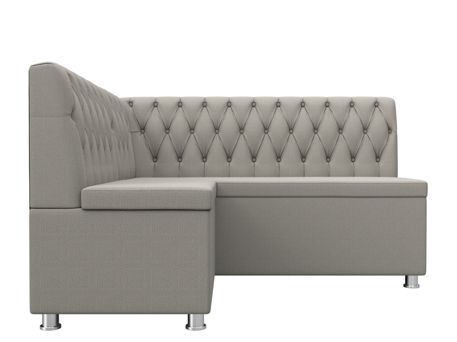 Кухонные уголки, Диван кухонный угловой Мирта левый угол, рогожка Амур