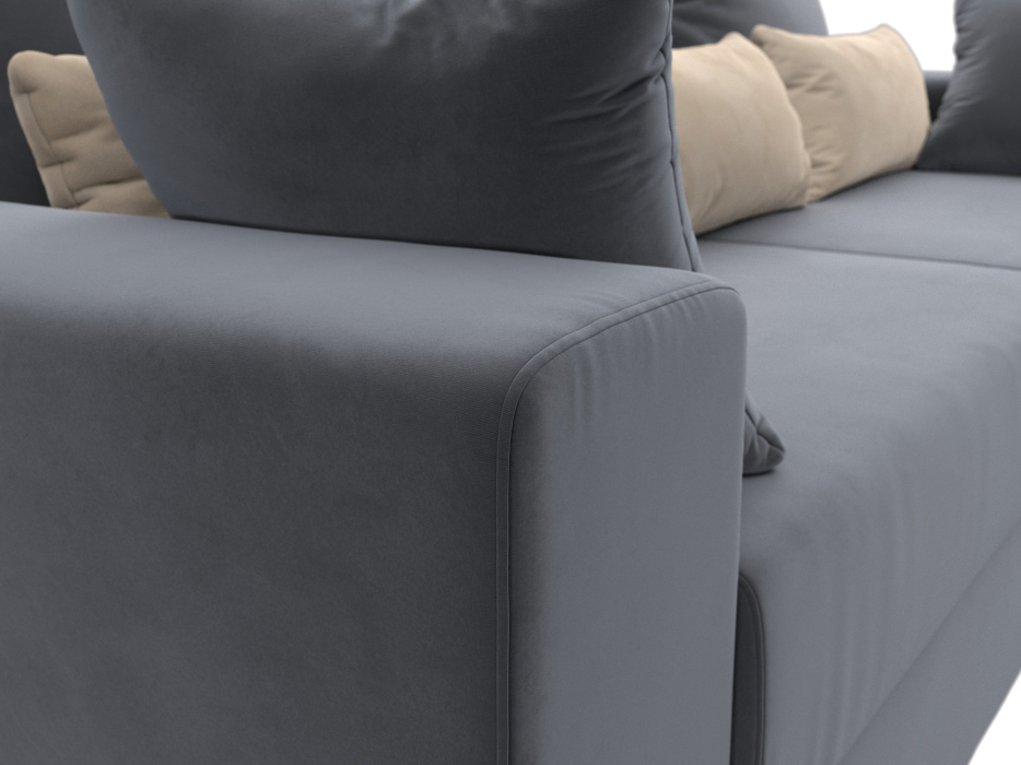 Диваны выкатные, Диван прямой Майами, велюр