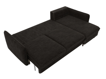 Диван угловой Лига-064 НПБ угол универсальный, велюр BRUT