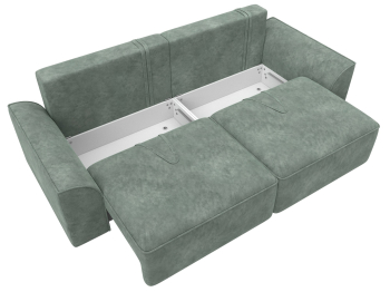 Диван прямой Лига-048 НПБ, велюр BRUT