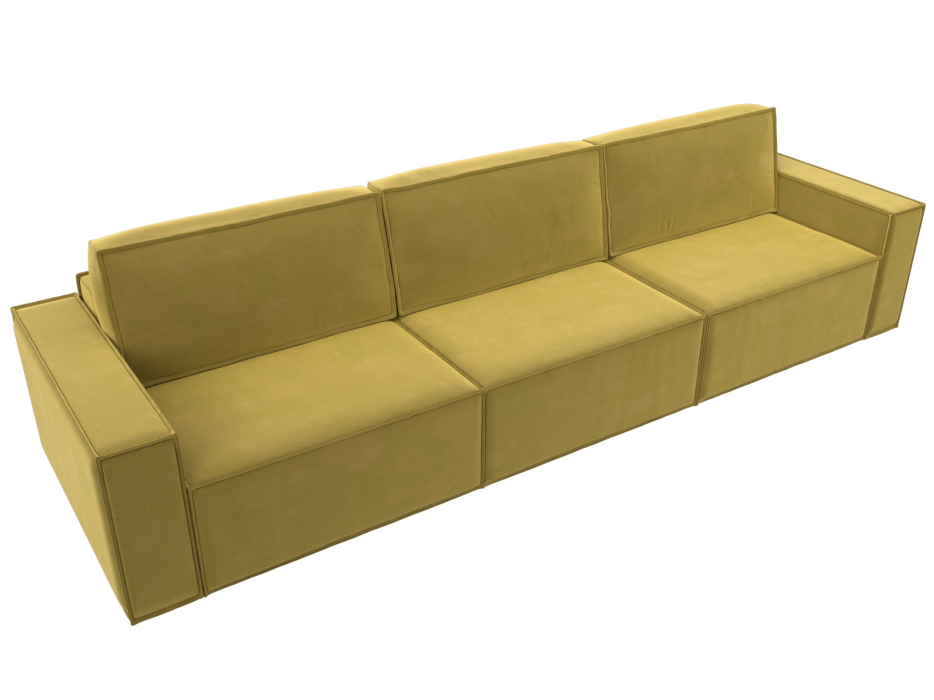 Диваны еврокнижки, Прямой диван Куба лонг, микровельвет