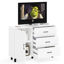 Комод-тумба три ящика и дверка РВК 122-1204