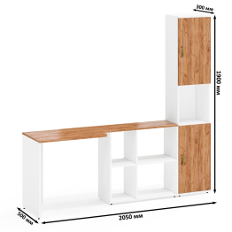 Рабочий стол-трансформер с пеналом для бумаг Лидер-8.